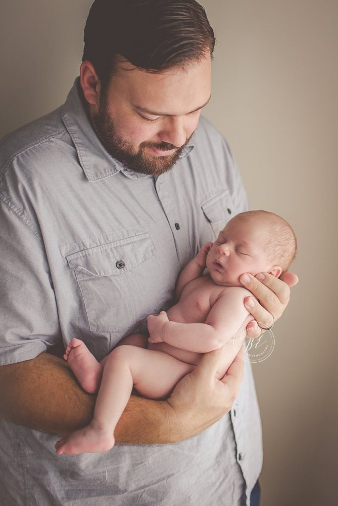 Blue baby boy newborn portraits in Tampa Florida
