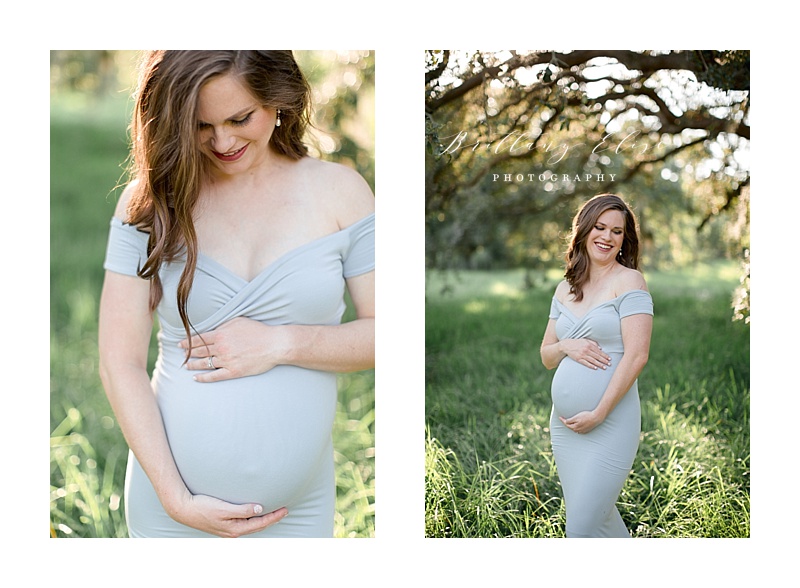 A Sunset Oaktree Maternity Portrait Session in Tampa, FL
