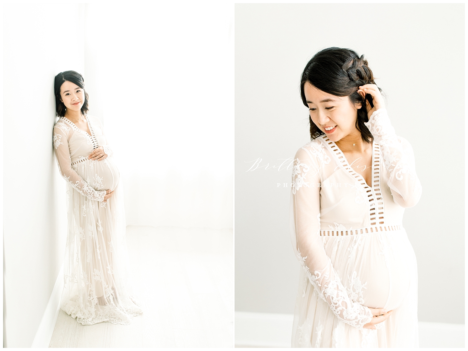 Tampa Natural Light Studio Maternity Photographer