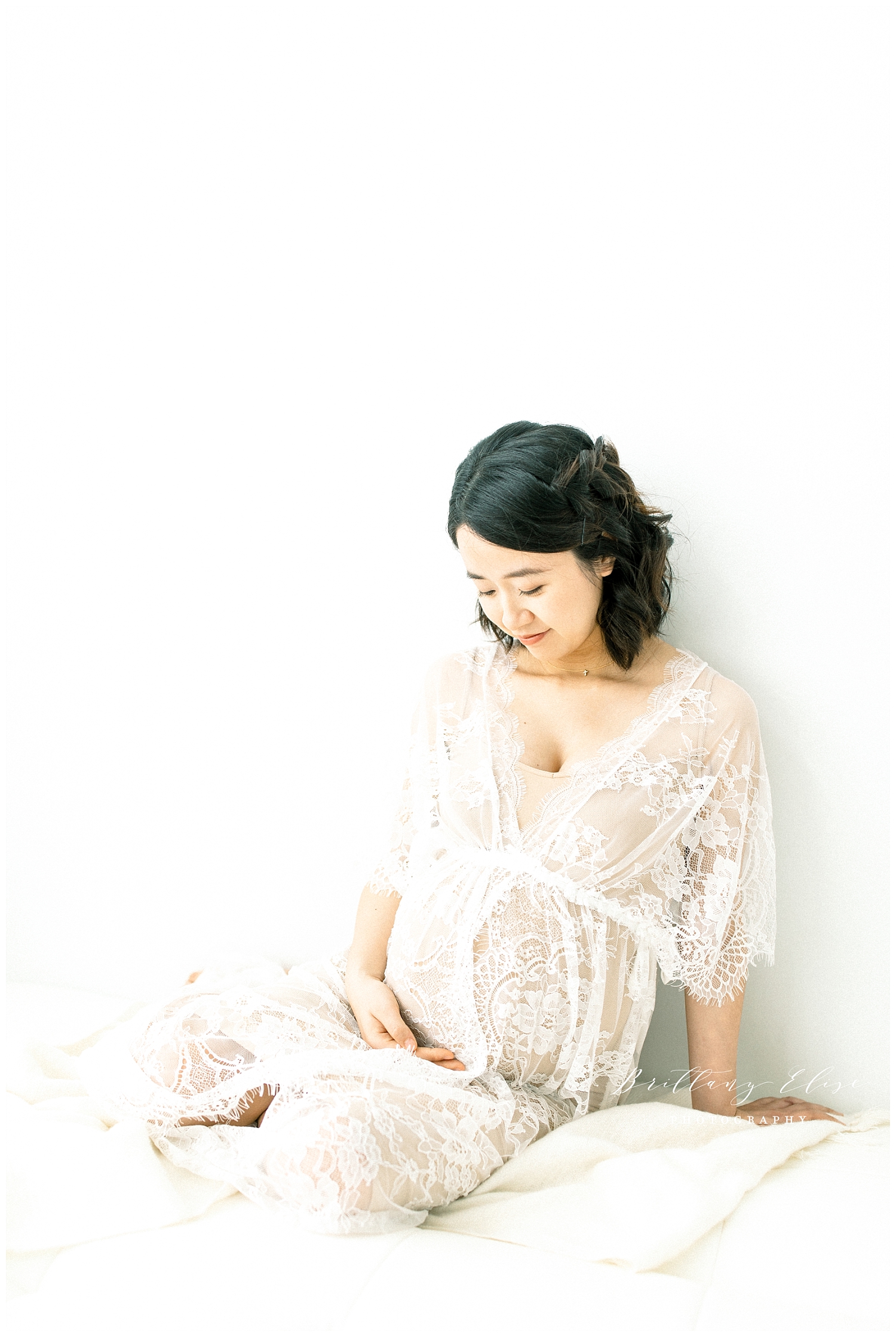 Tampa Natural Light Studio Maternity Photographer