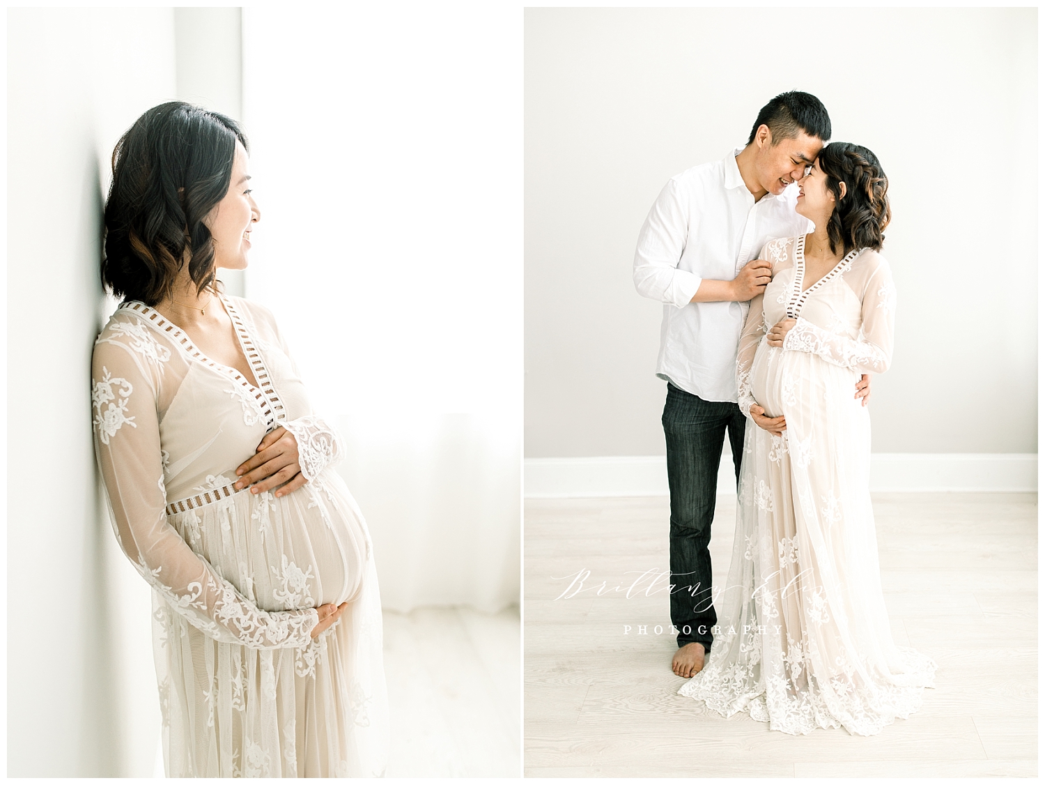 Tampa Natural Light Studio Maternity Photographer