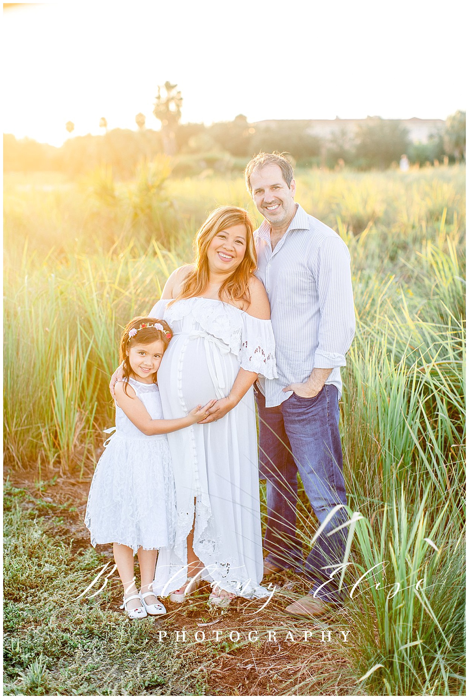 Tampa Sunset Maternity Family Photographer