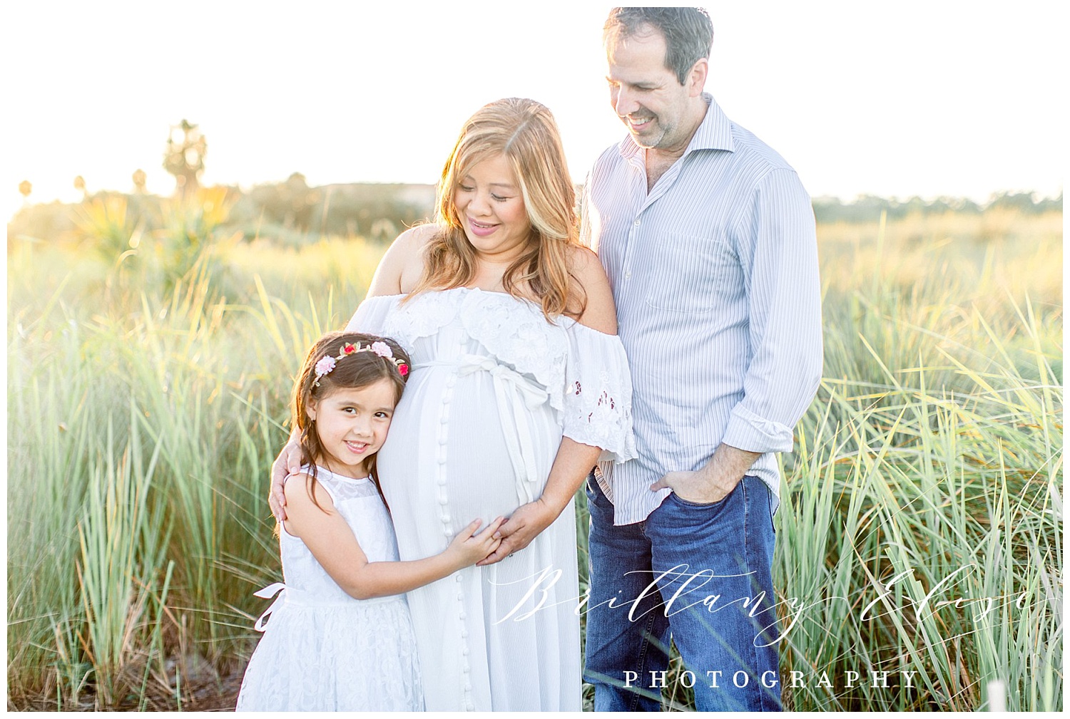 Tampa Sunset Maternity Family Photographer