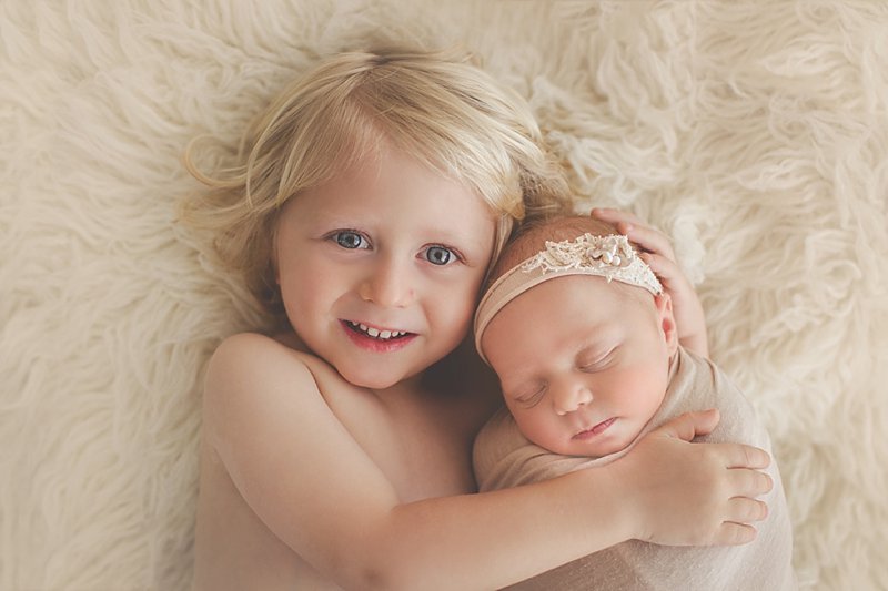 soft pink and purple newborn portraits - Brittany Elise Photography, Tampa