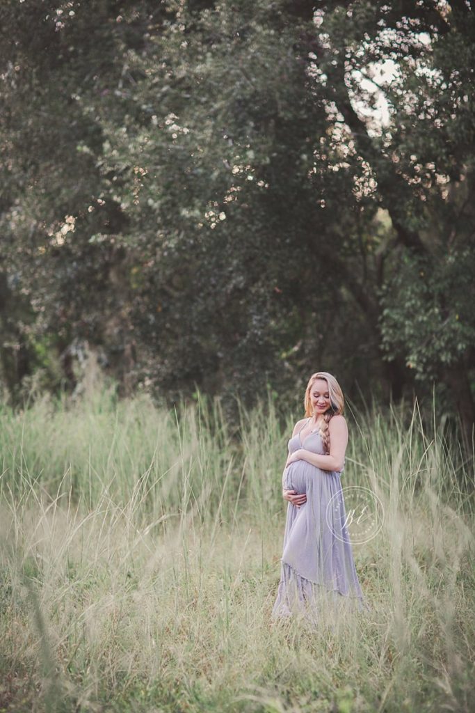 a light filled sunset maternity session in tampa, florida - Brittany Elise Photography