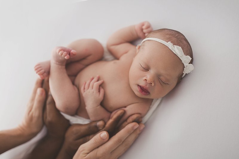 Tampa Newborn Studio Photographer Natural Light Photography Lailani