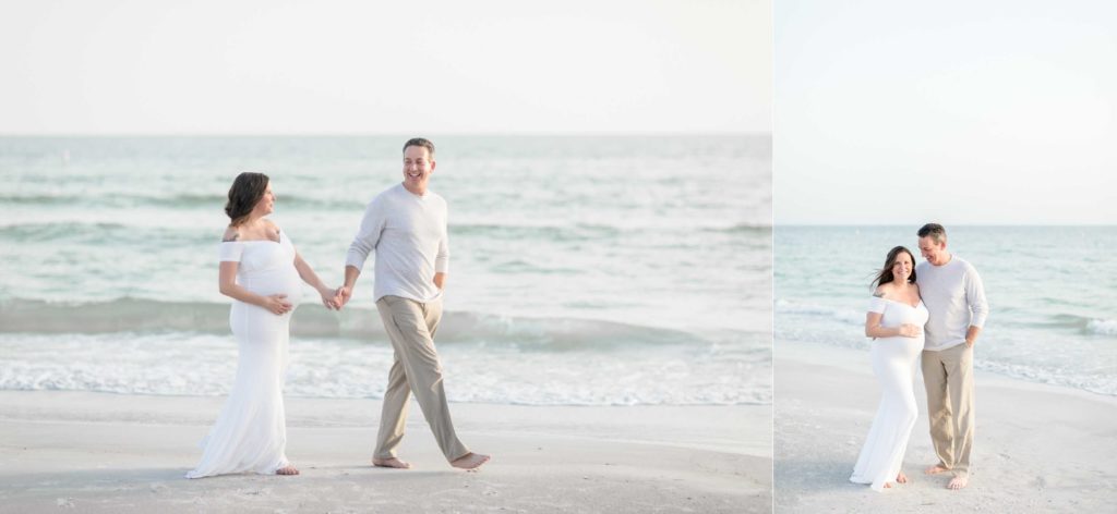 Beautiful family photography on St. Petersburg Florida beach