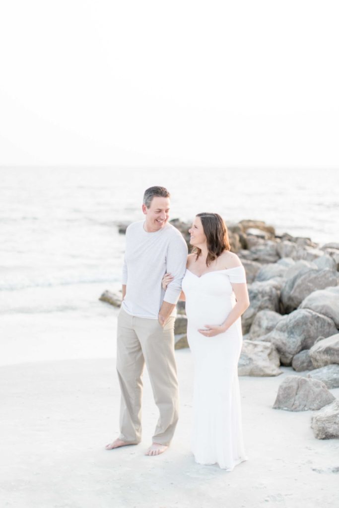 Beautiful family photography on St. Petersburg Florida beach