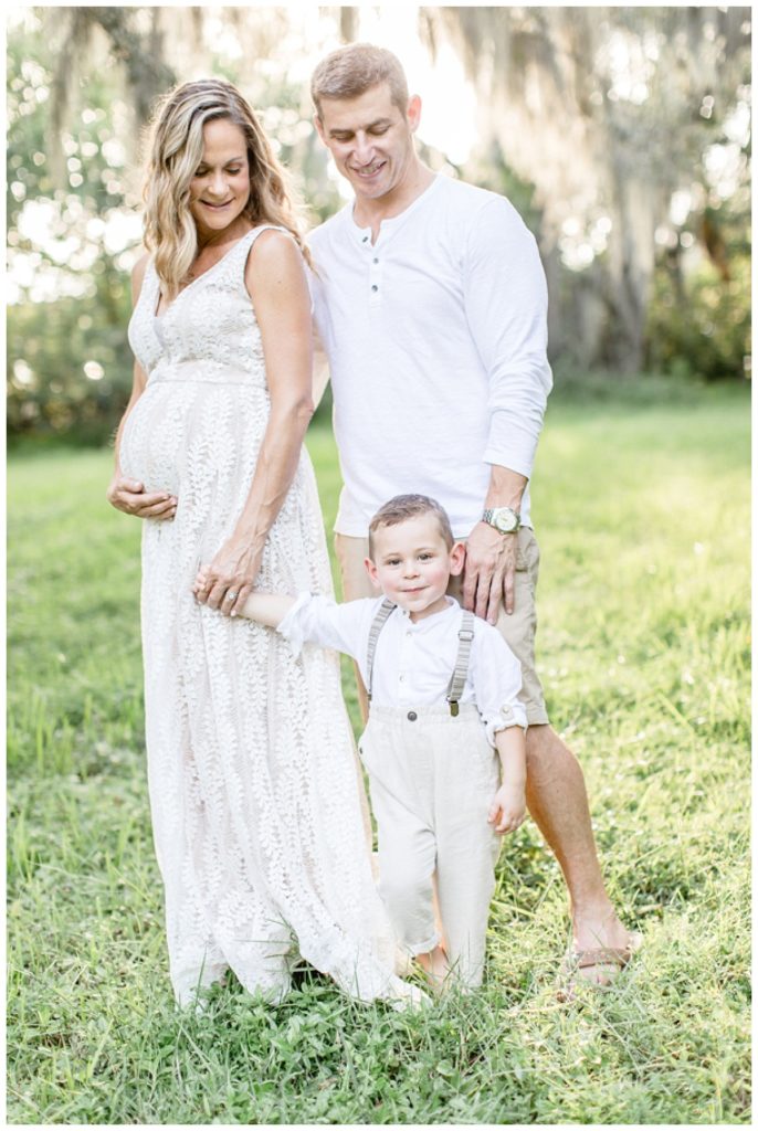 Outdoor Sunset Family Maternity Session-The Ravens Family | Tampa, FL Photographer