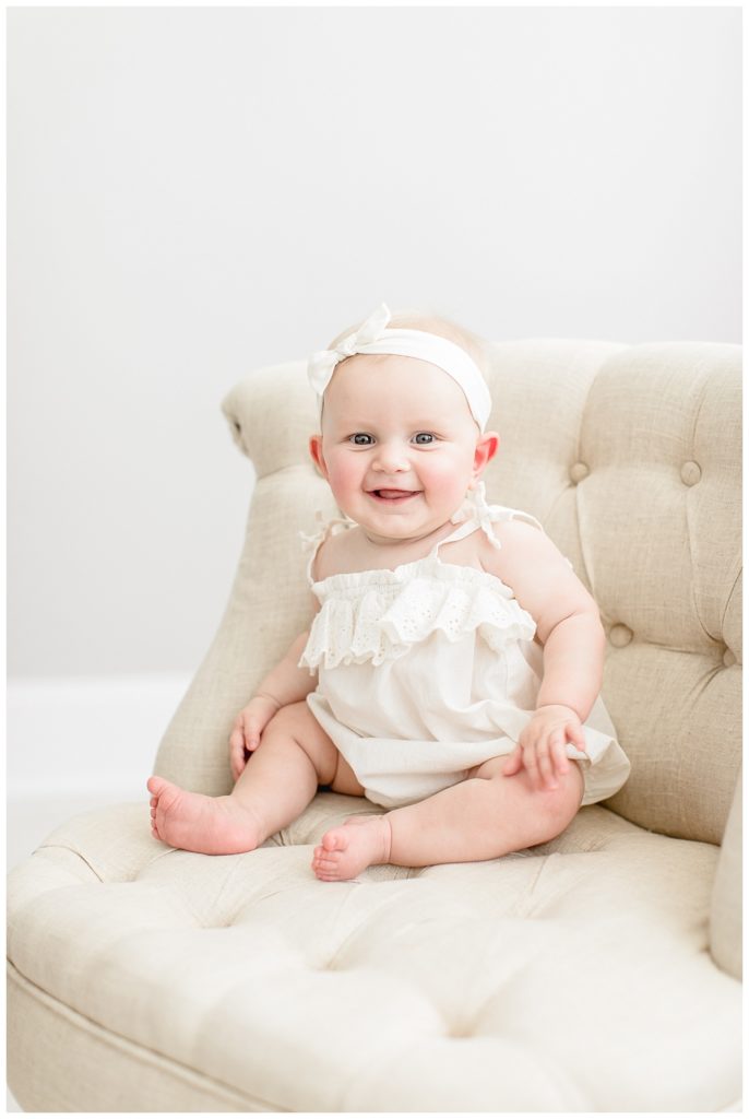 Simple and Sweet 6 Month Portraits with Baby Claire | Tampa, FL newborn photographer
