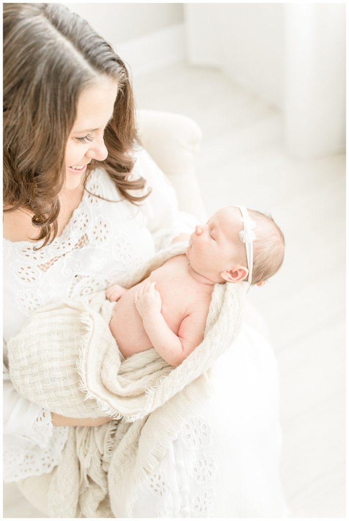 Baby Phoebe-A Natural Light Newborn Portrait Session in Tampa, FL.