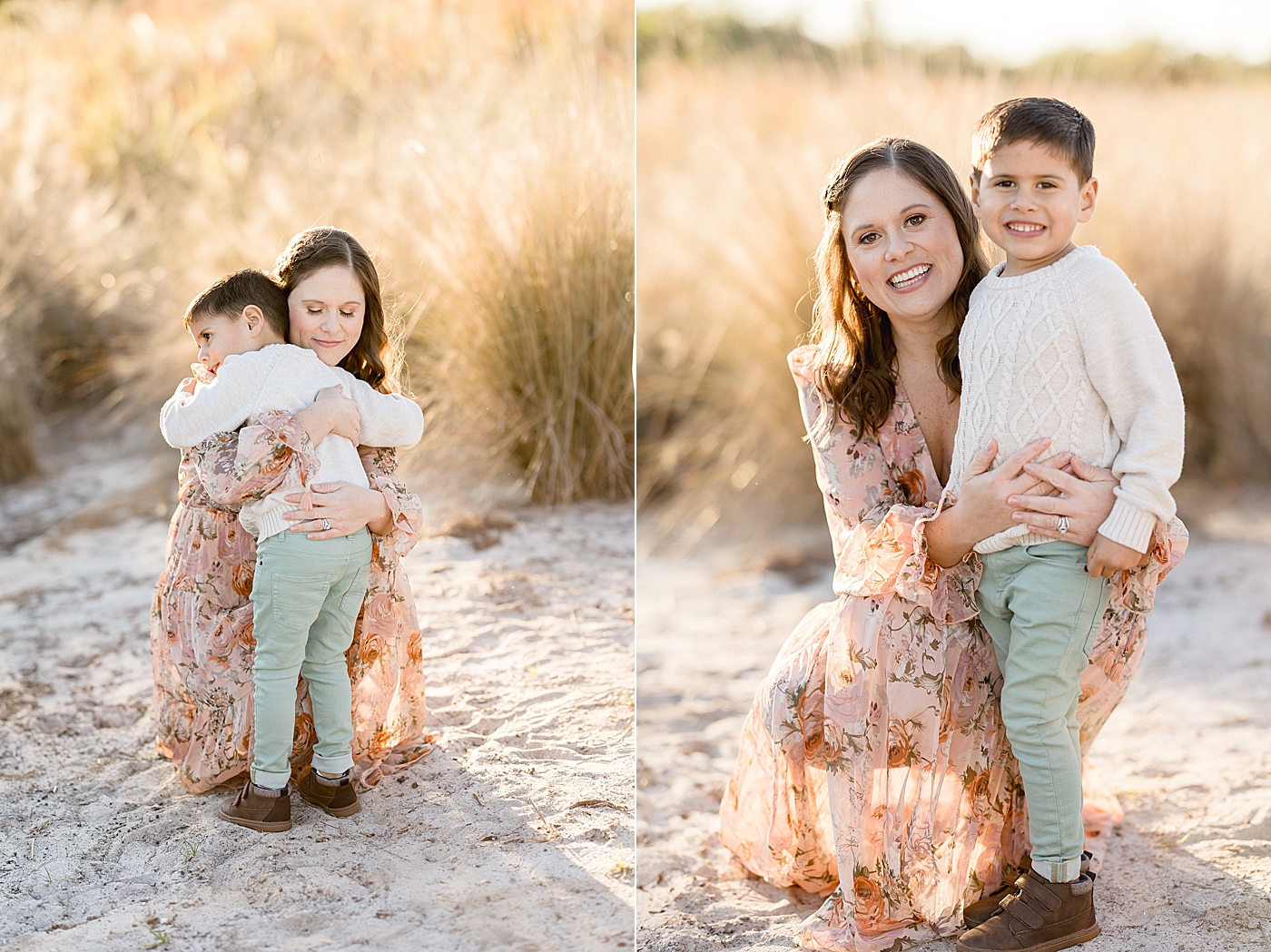 Photos of Mom and son together at Cypress Point Park | Brittany Elise Photography