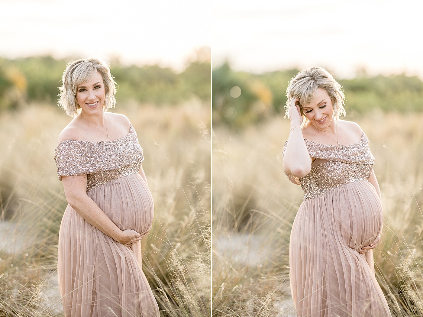 Stunning pregnant woman during maternity session with Brittany Elise Photography. 