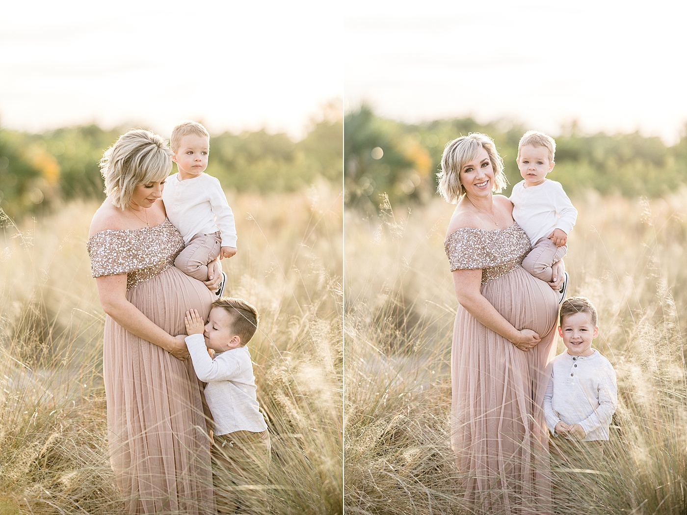 Maternity session at Cypress Point Park with Brittany Elise Photography.