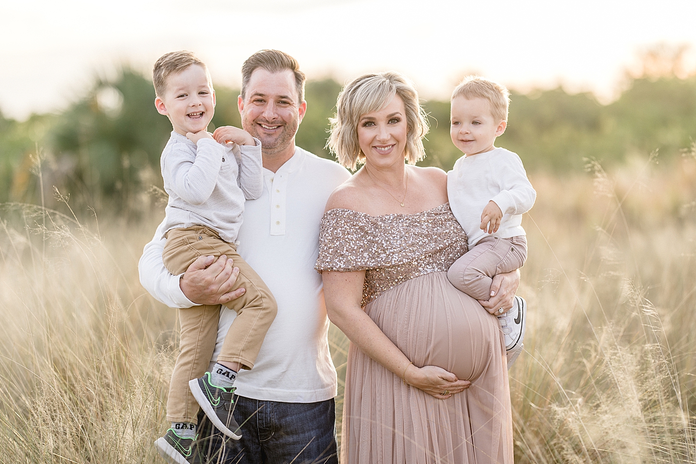 Maternity session at Cypress Point Park with Brittany Elise Photography.