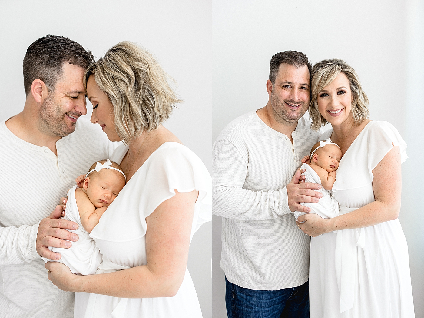 Mom, Dad and baby girl. Photo by Brittany Elise Photography.
