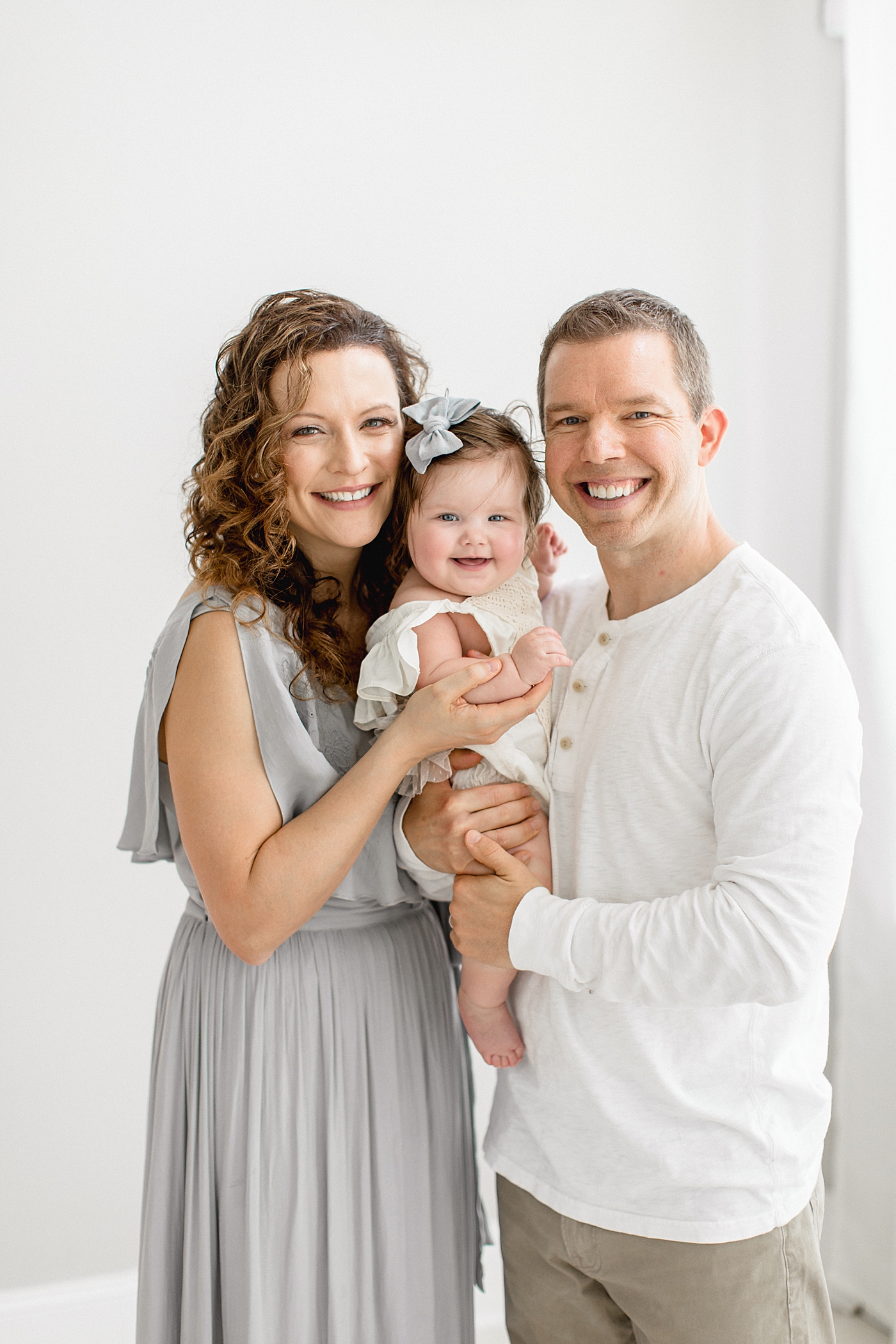 Family portrait in Tampa photography studio. Photo by Brittany Elise Photography.