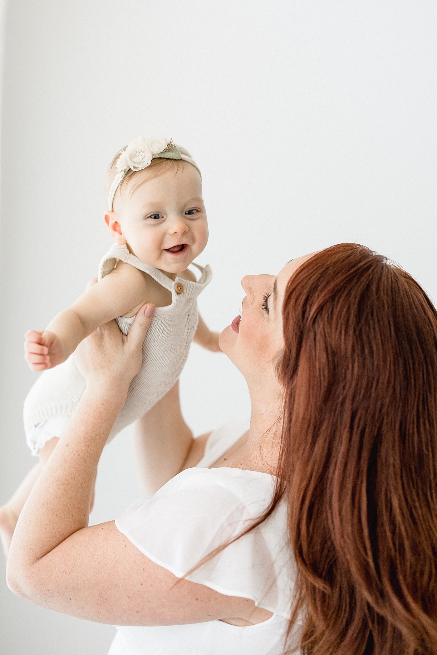 Photo of Mom and her baby girl by Tampa baby and family photographer, Brittany Elise Photography.