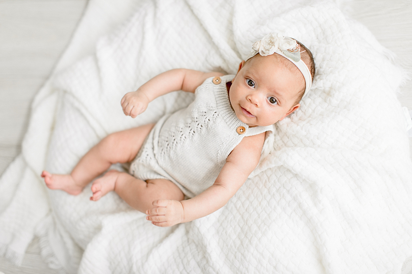 Baby girl newborn session in Tampa, FL. Photo by Brittany Elise Photography.
