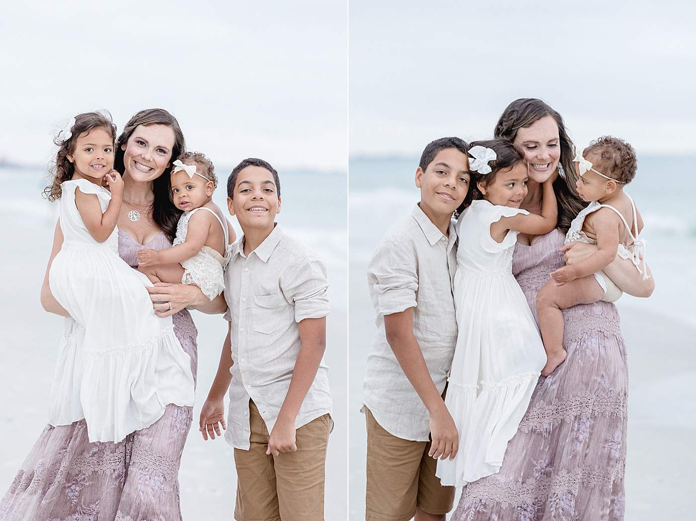 Mom with three children. Photo by Brittany Elise Photography.