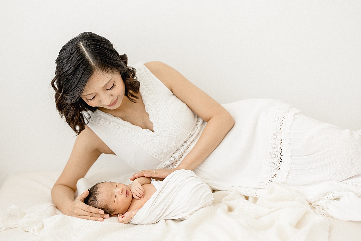 Studio newborn session in Tampa. Photo by Brittany Elise Photography.