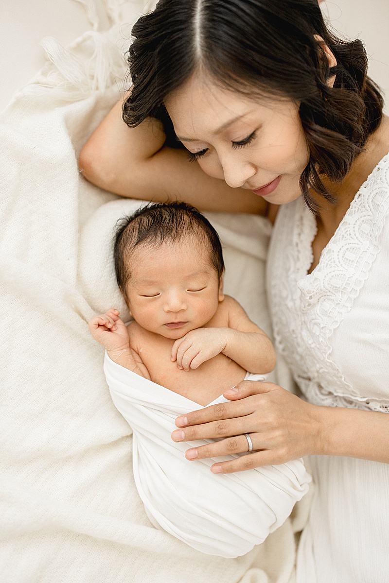 Studio newborn session in Tampa. Photo by Brittany Elise Photography.