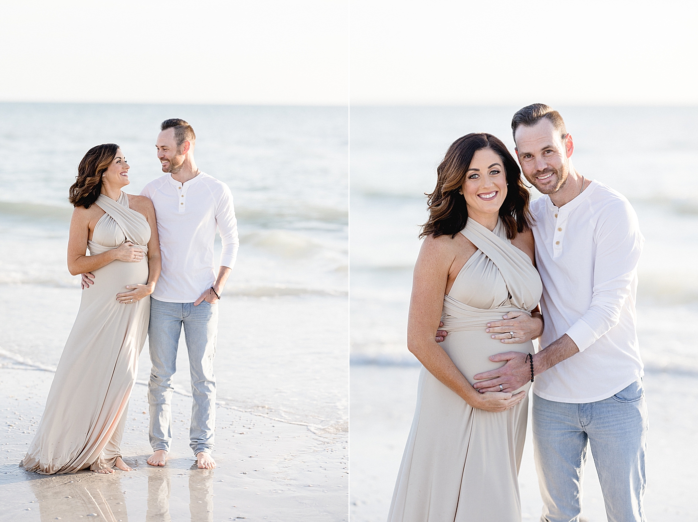 Beach maternity session in Tampa. Photo by Brittany Elise Photography.