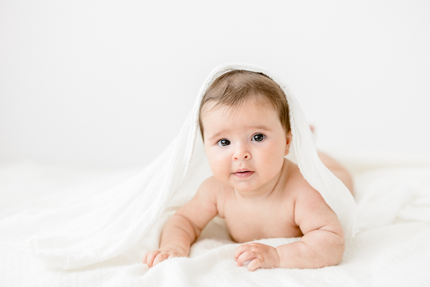 Documenting your baby's milestones - six months. Photos by Brittany Elise Photography.