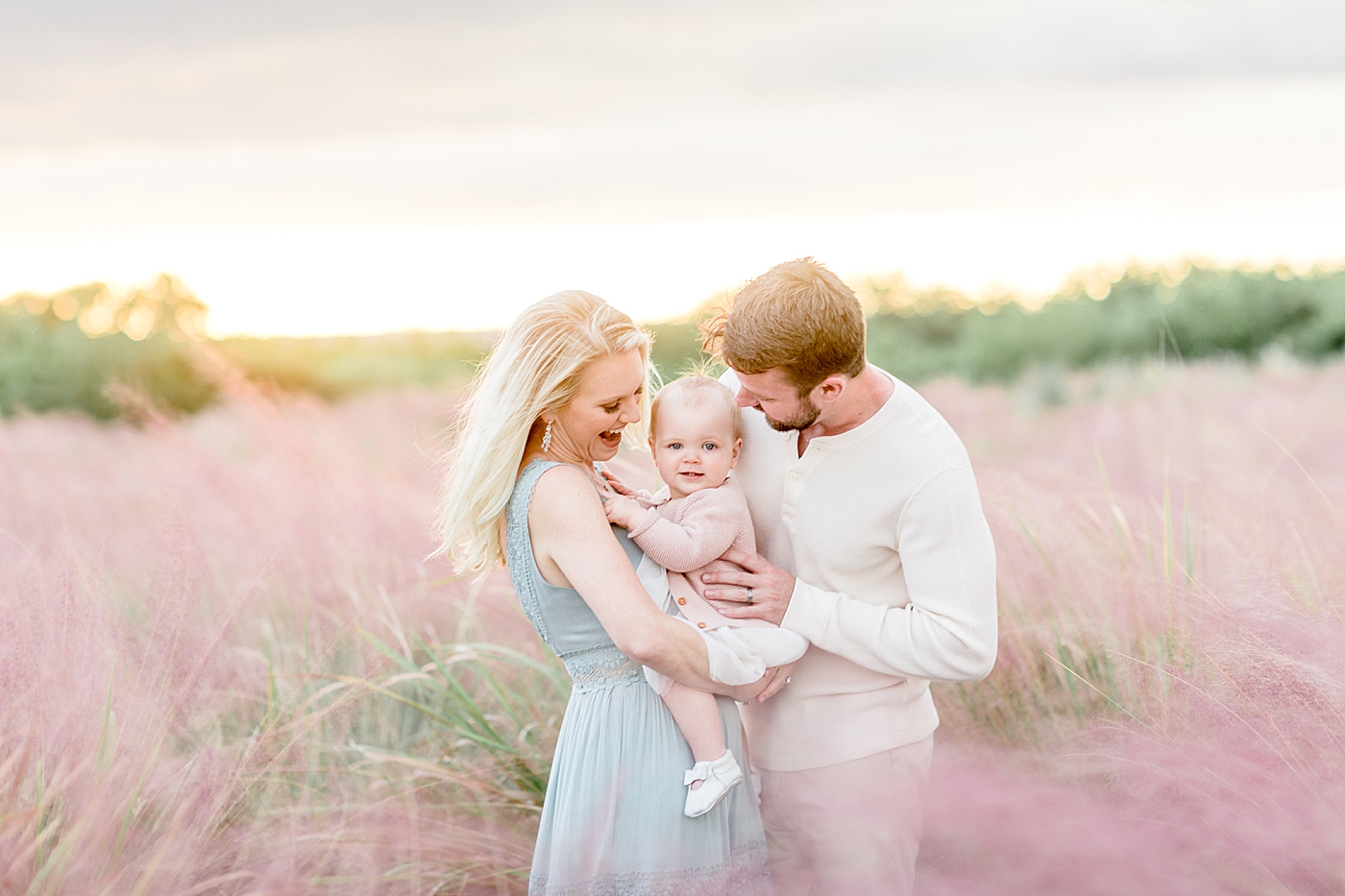 Sunset family session in Tampa, FL. Photo by Brittany Elise Photography.