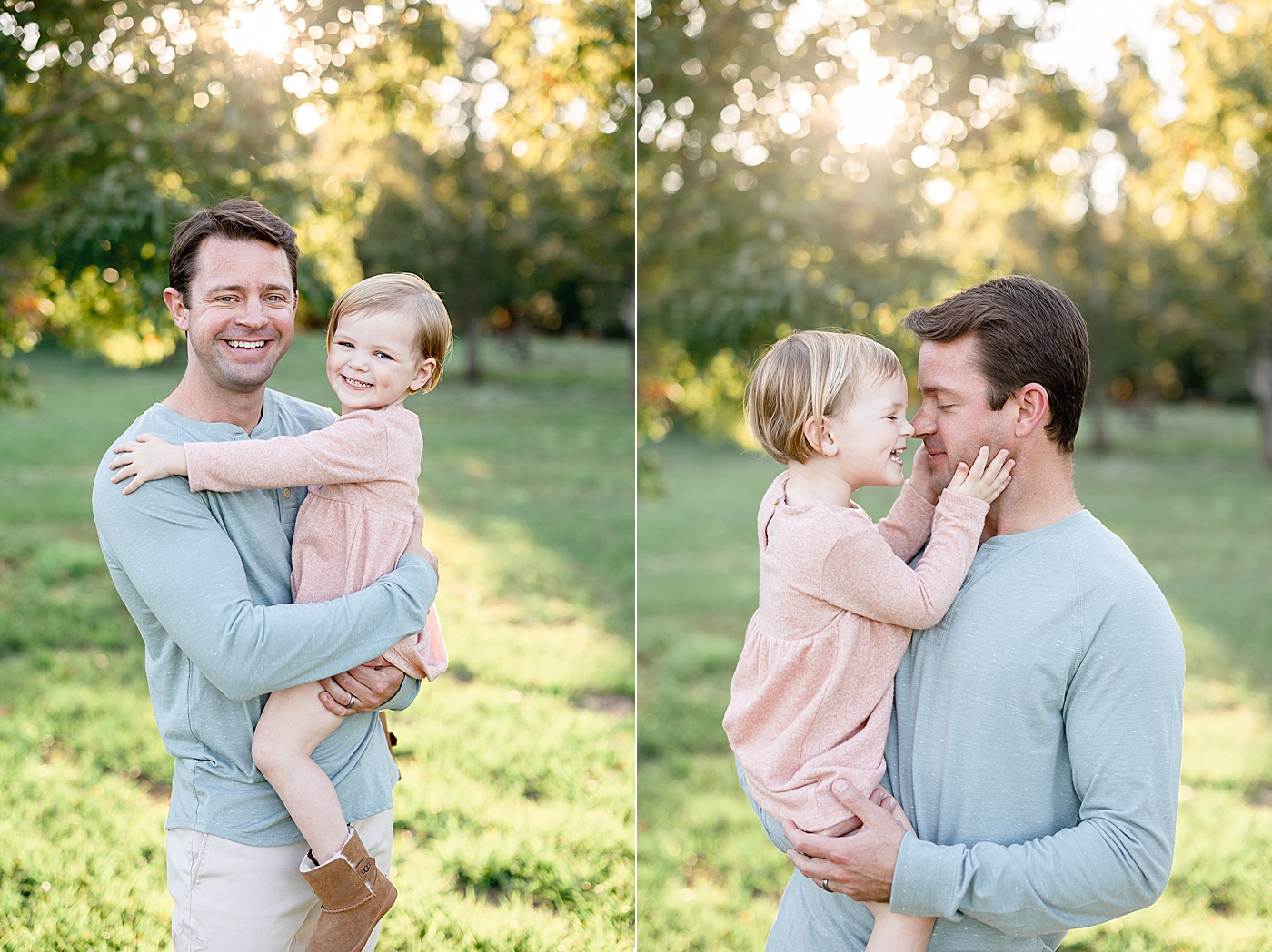 Daddy-daughter photos by Brittany Elise Photography.